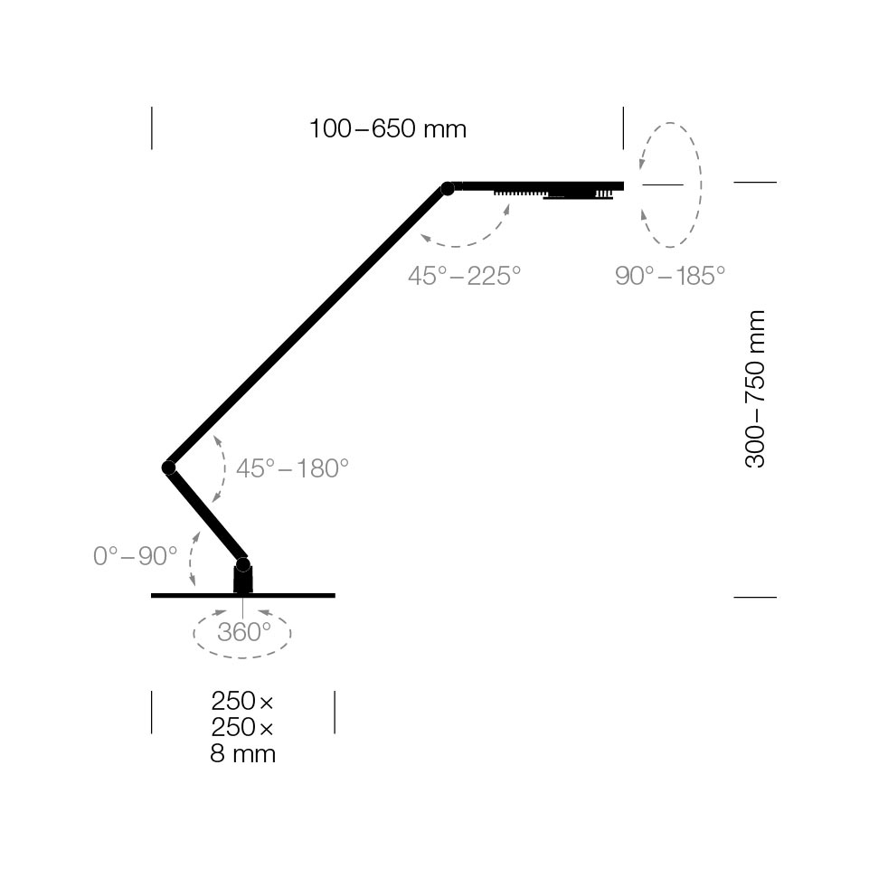 Lampada da tavolo a led TABLE LINEAR