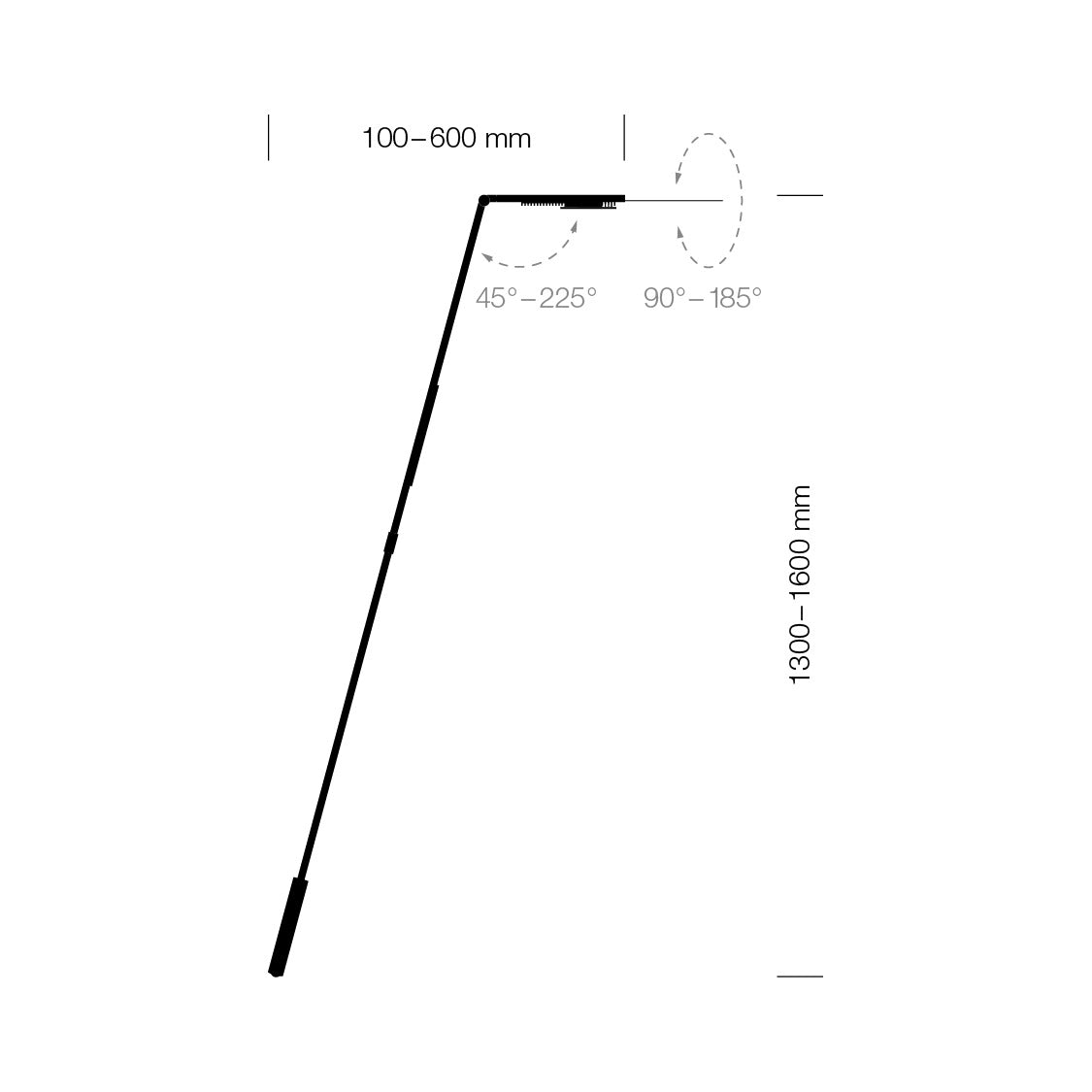 Lampada da terra Portatile a led FLEX