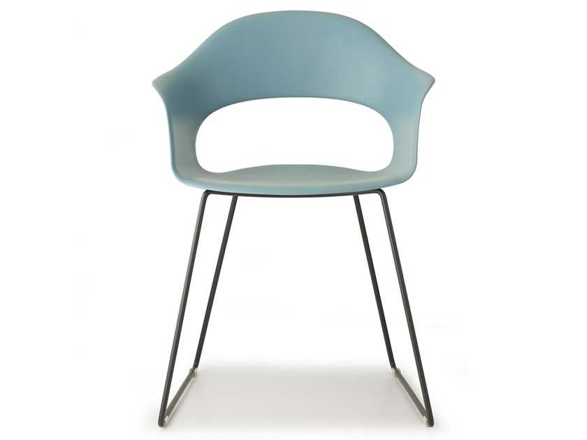 Sedia d'attesa LADY B a SLITTA (2 pz)