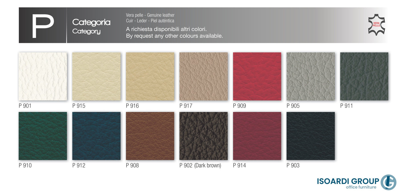 Sedia Direzionale KIMERA LS - Vera pelle