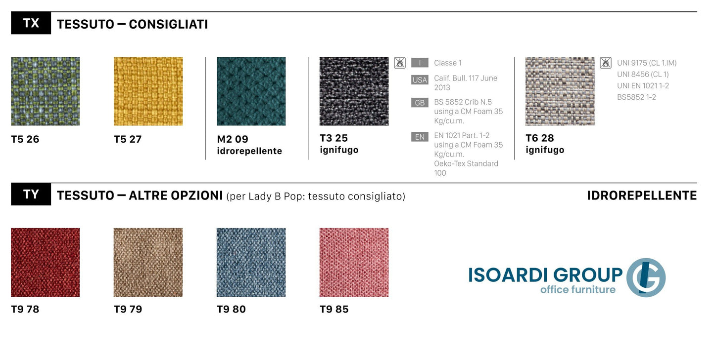 Sedia multiuso LADY B POP TRESPOLO