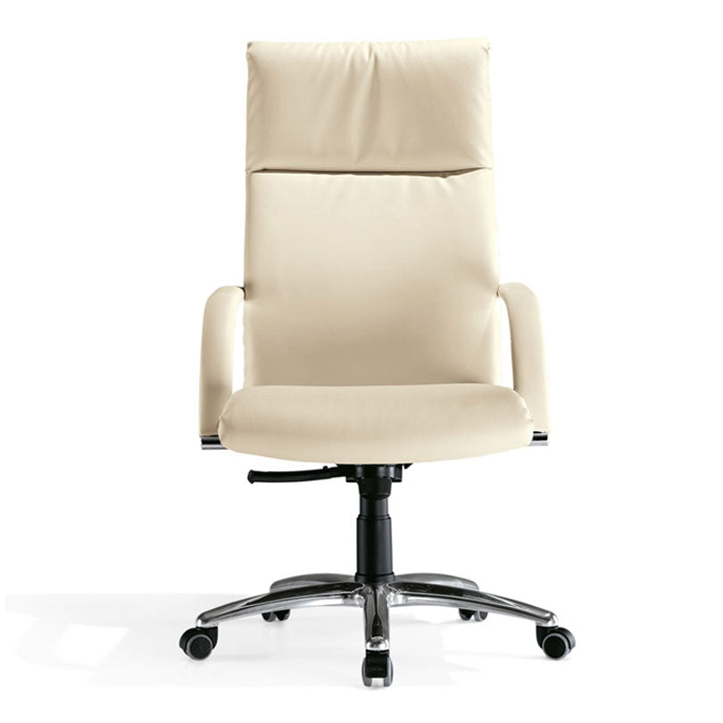 Topstar Sitness Direttore 900 - Sedia Direzionale In Vera Pelle Nera, Con Seduta Dinamica Body-Balance-Tec E Braccioli Regolabili