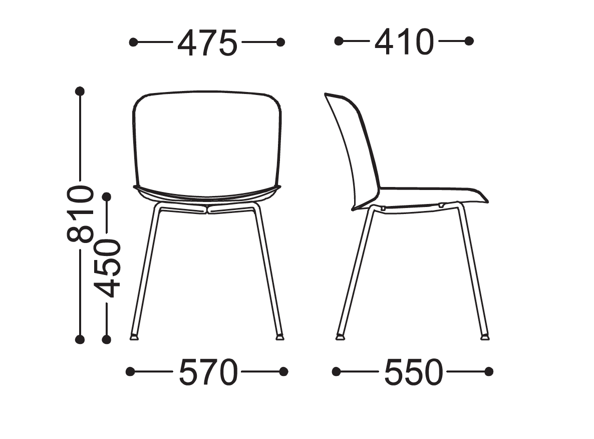 Sedia multiuso LIBERA QUICK (2 pz)