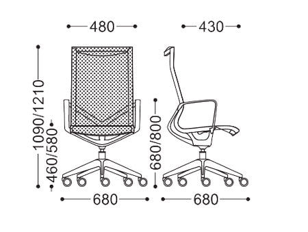 Sedia Direzionale YALTA