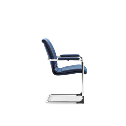 Poltrona ospiti MODUS 150 GUEST - Similpelle e Vera Pelle