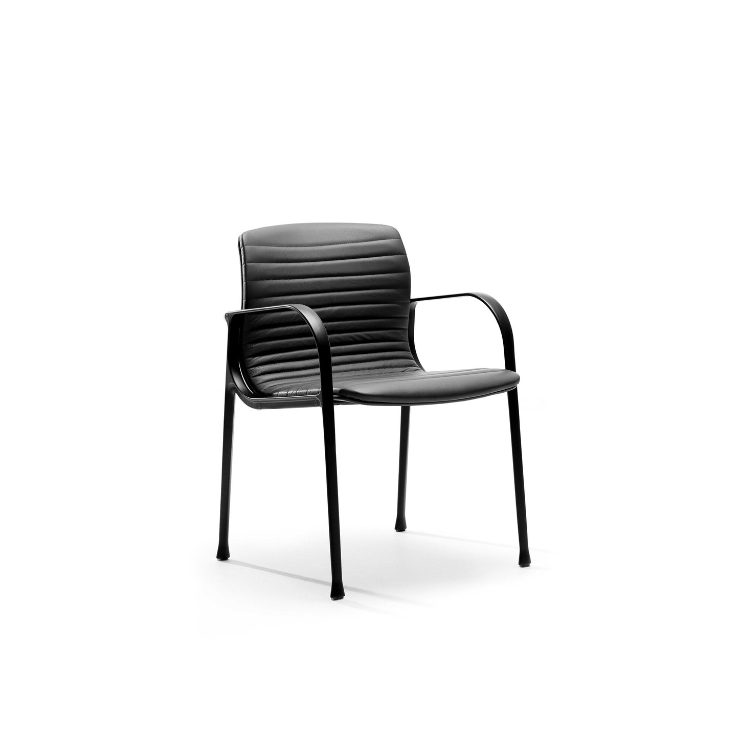 Sedia UNION GUEST a quattro gambe - Similpelle e Vera Pelle
