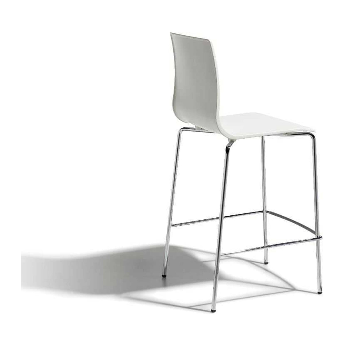 Sgabello ALICE Scab in tecnopolimero a 4 gambe, vista 5