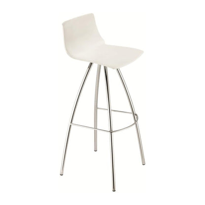 Sgabello DAY Scab in tecnopolimero a 4 gambe colore lino