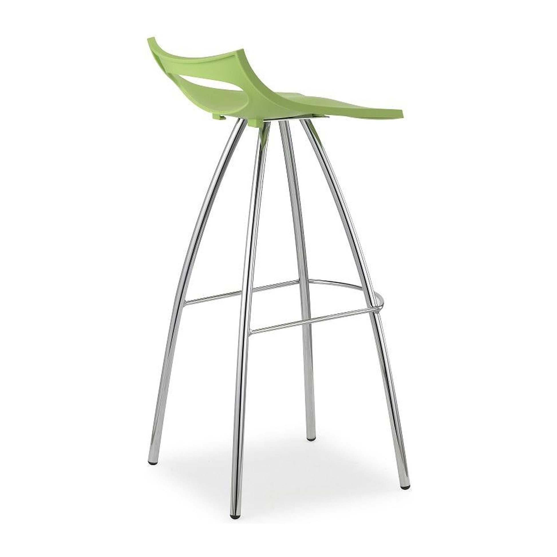 Sgabello DIABLITO Scab in tecnopolimero a 4 gambe colore verde pistacchio