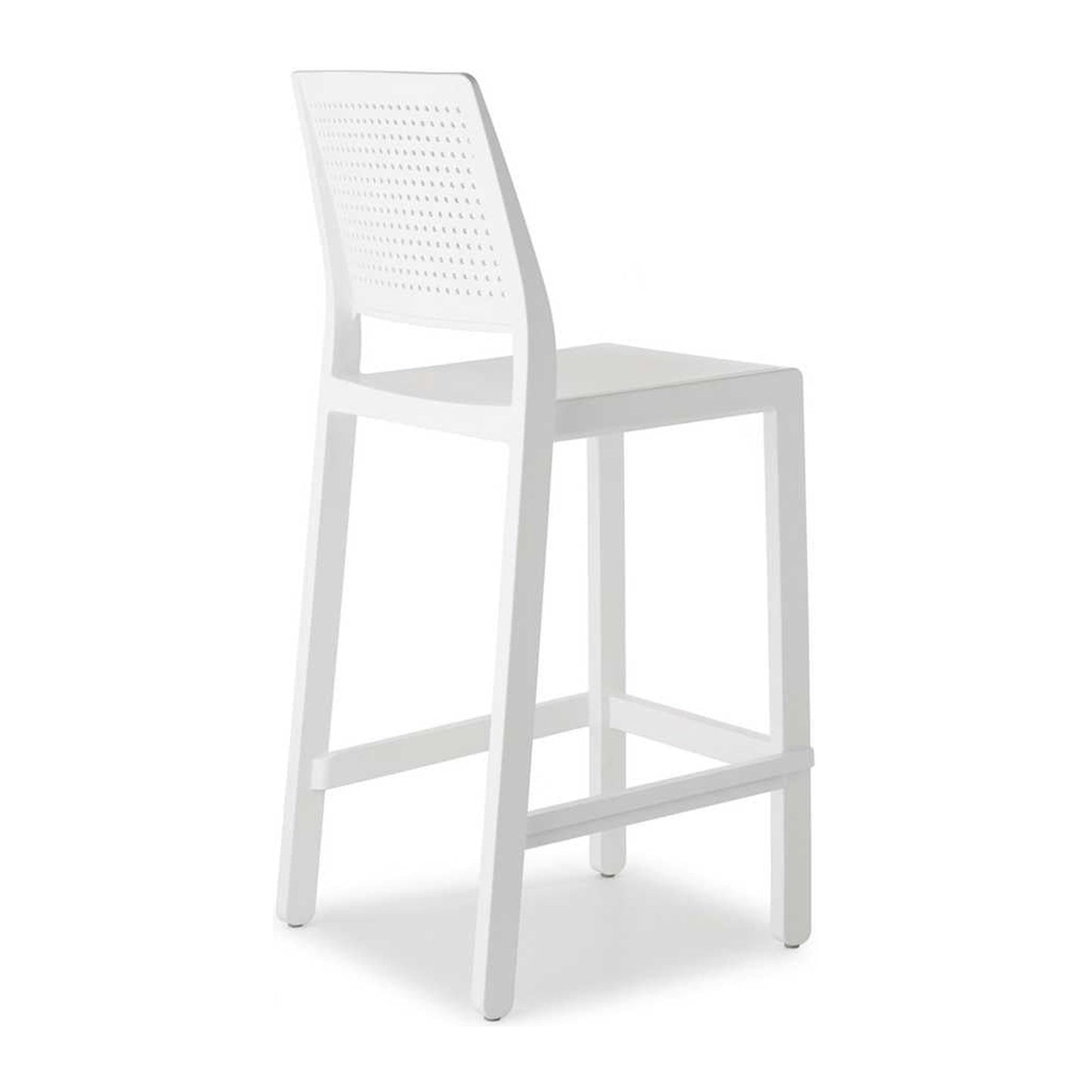 Sgabello EMI Scab in tecnopolimero a 4 gambe — vista 4