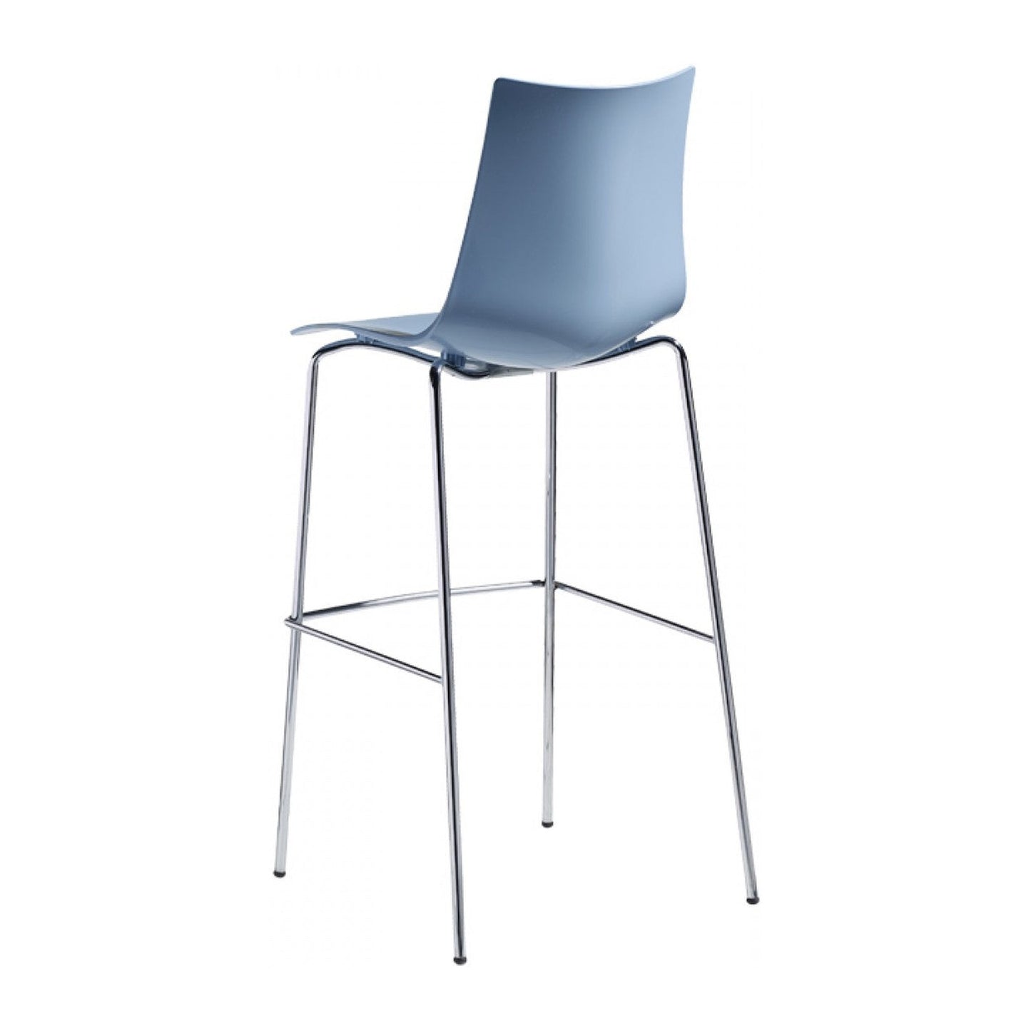 Sgabello ZEBRA TECNOPOLIMERO Scab in tecnopolimero a 4 gambe — vista 2