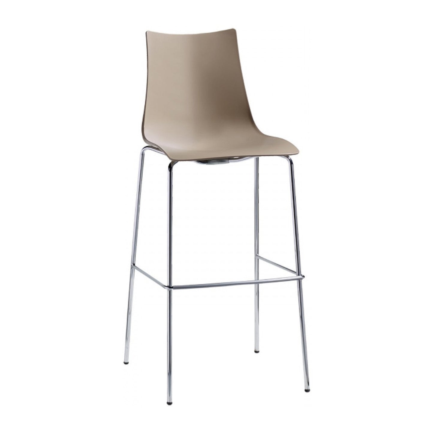 Sgabello ZEBRA TECNOPOLIMERO Scab in tecnopolimero a 4 gambe — vista 4