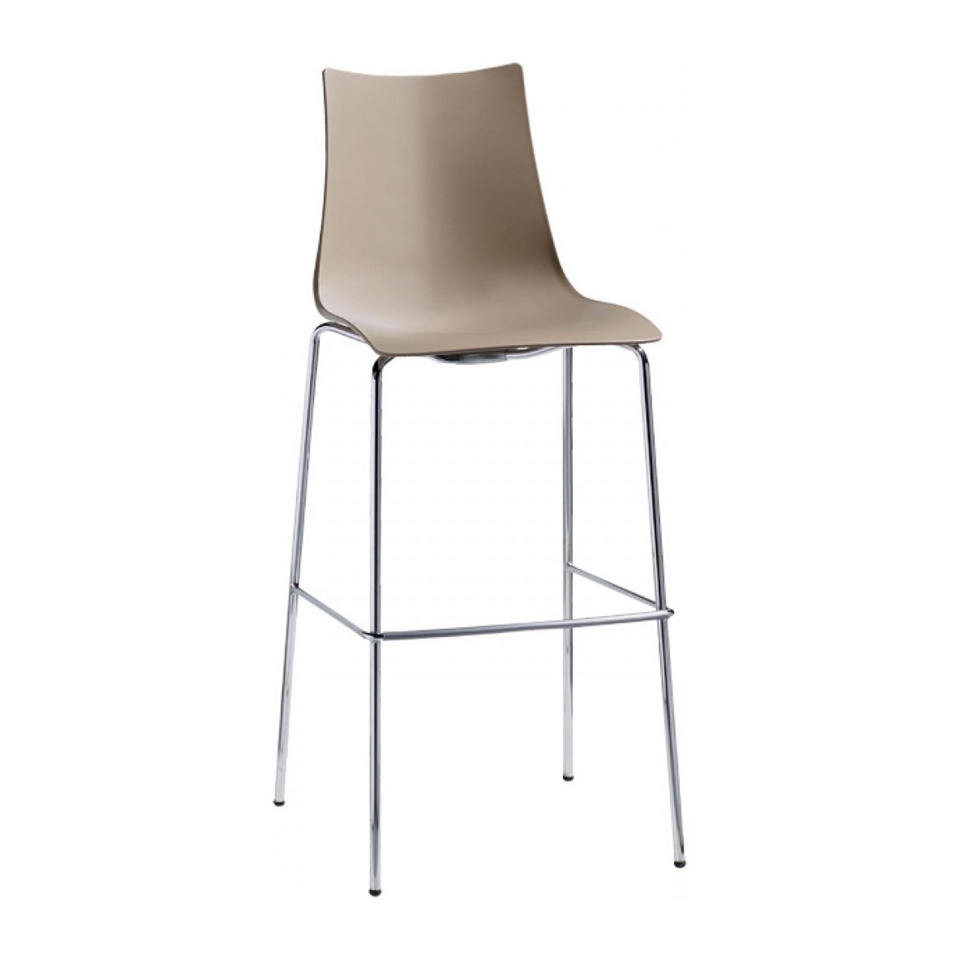 Sgabello ZEBRA TECNOPOLIMERO Scab in tecnopolimero a 4 gambe — vista 4