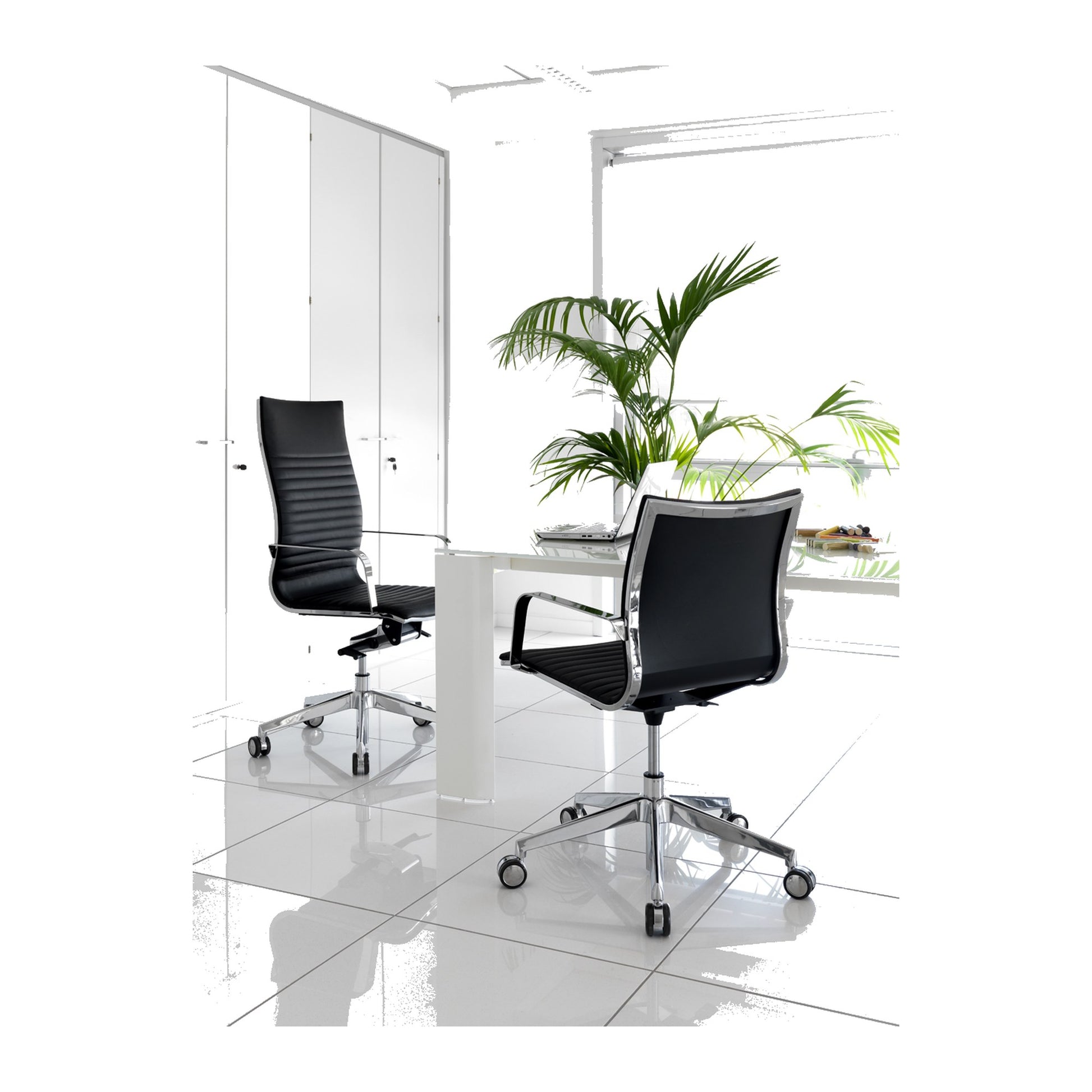 Poltrone direzionali KRUNA PLUS Kastel in un ufficio