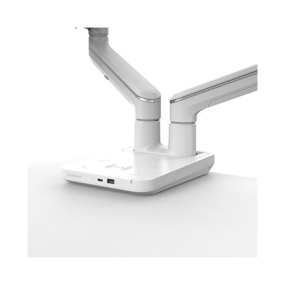 Braccio Monitor TALLO HUB DI RICARICA Fellowes colore bianco — immagine 2