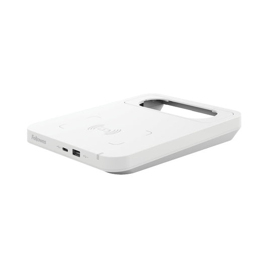 Braccio Monitor TALLO HUB DI RICARICA Fellowes colore bianco