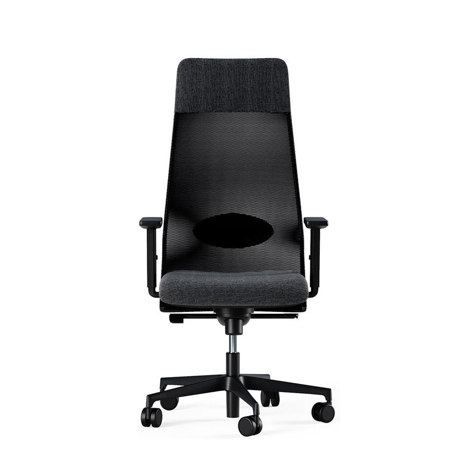 Sedia Direzionale DEVA MESH Frezza con schienale in rete girevole con alzata a gas colore nero