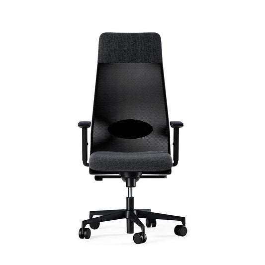 Sedia Direzionale DEVA MESH Frezza con schienale in rete girevole con alzata a gas colore nero