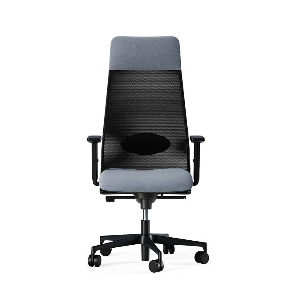 Sedia Direzionale DEVA MESH Frezza con schienale in rete girevole con alzata a gas colore grigio