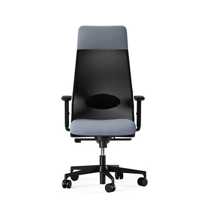 Sedia Direzionale DEVA MESH Frezza con schienale in rete girevole con alzata a gas colore grigio