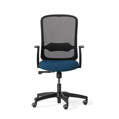 Sedia Operativa TAKK Black Mesh Frezza con schienale in rete girevole con alzata a gas colore blu
