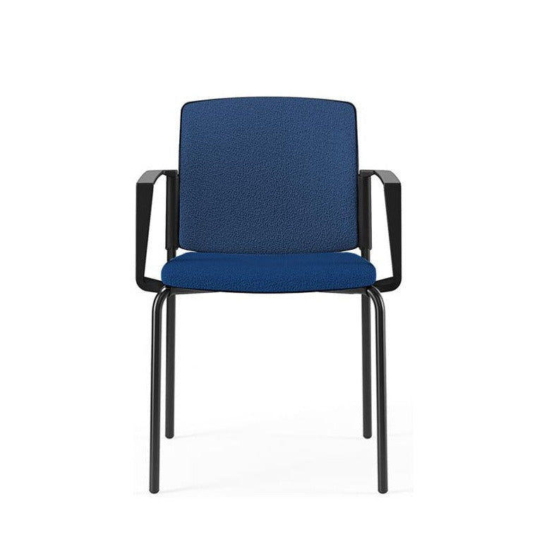 Sedia NOMA FABRIC Frezza in polipropilene a 4 gambe colore blu