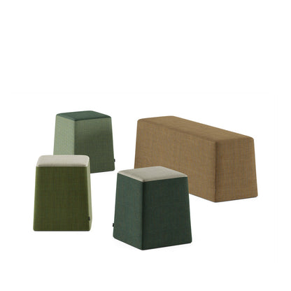 Pouf STAND BY Frezza verdi da uno e due posti
