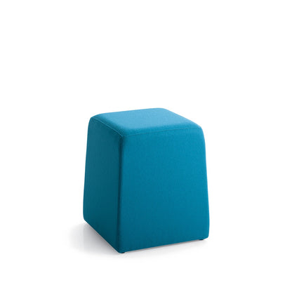 Pouf STAND BY Frezza da un posto, 39 cm, rivestimento azzurro