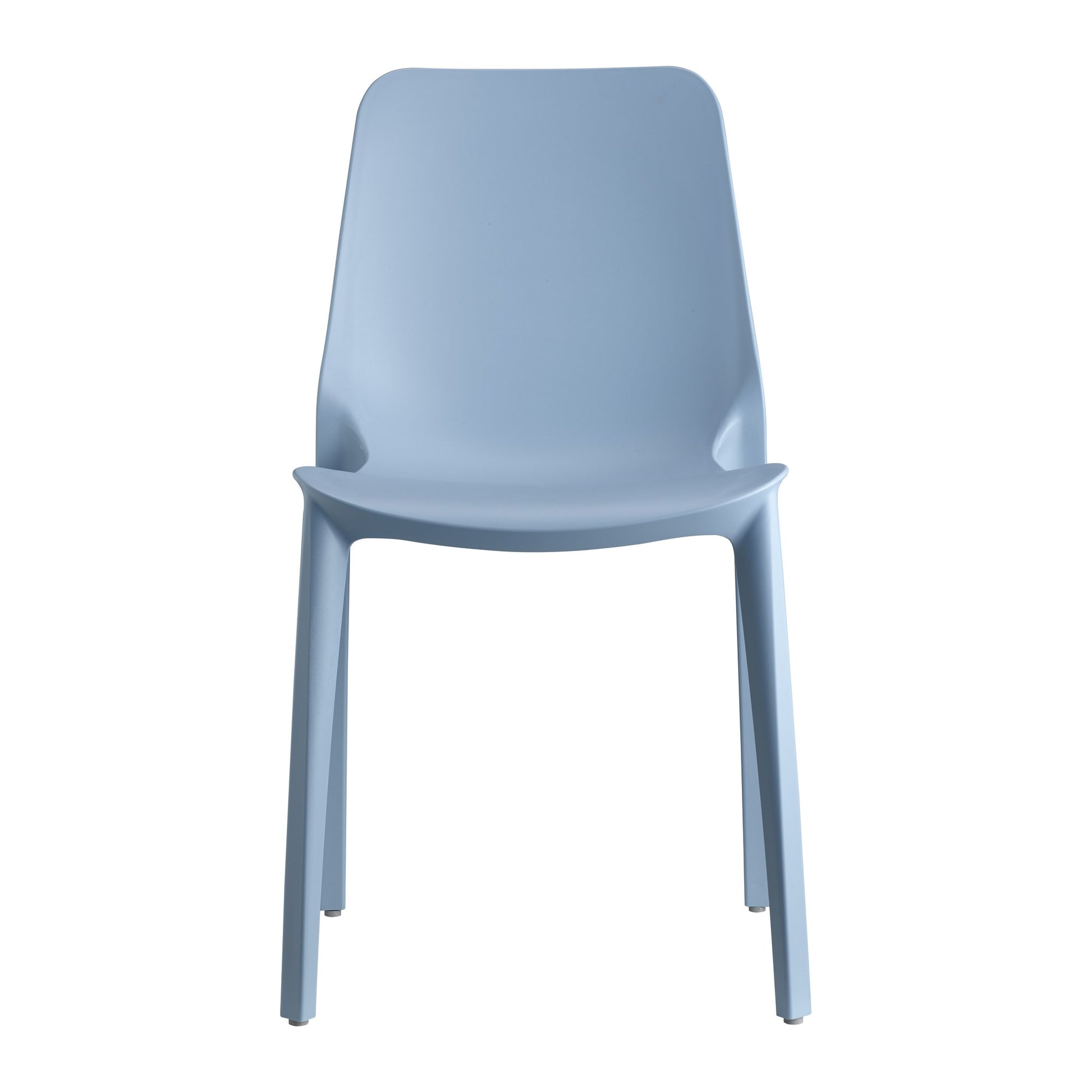Sedia multiuso GINEVRA Go GREEN Scab in tecnopolimero a 4 gambe colore avio