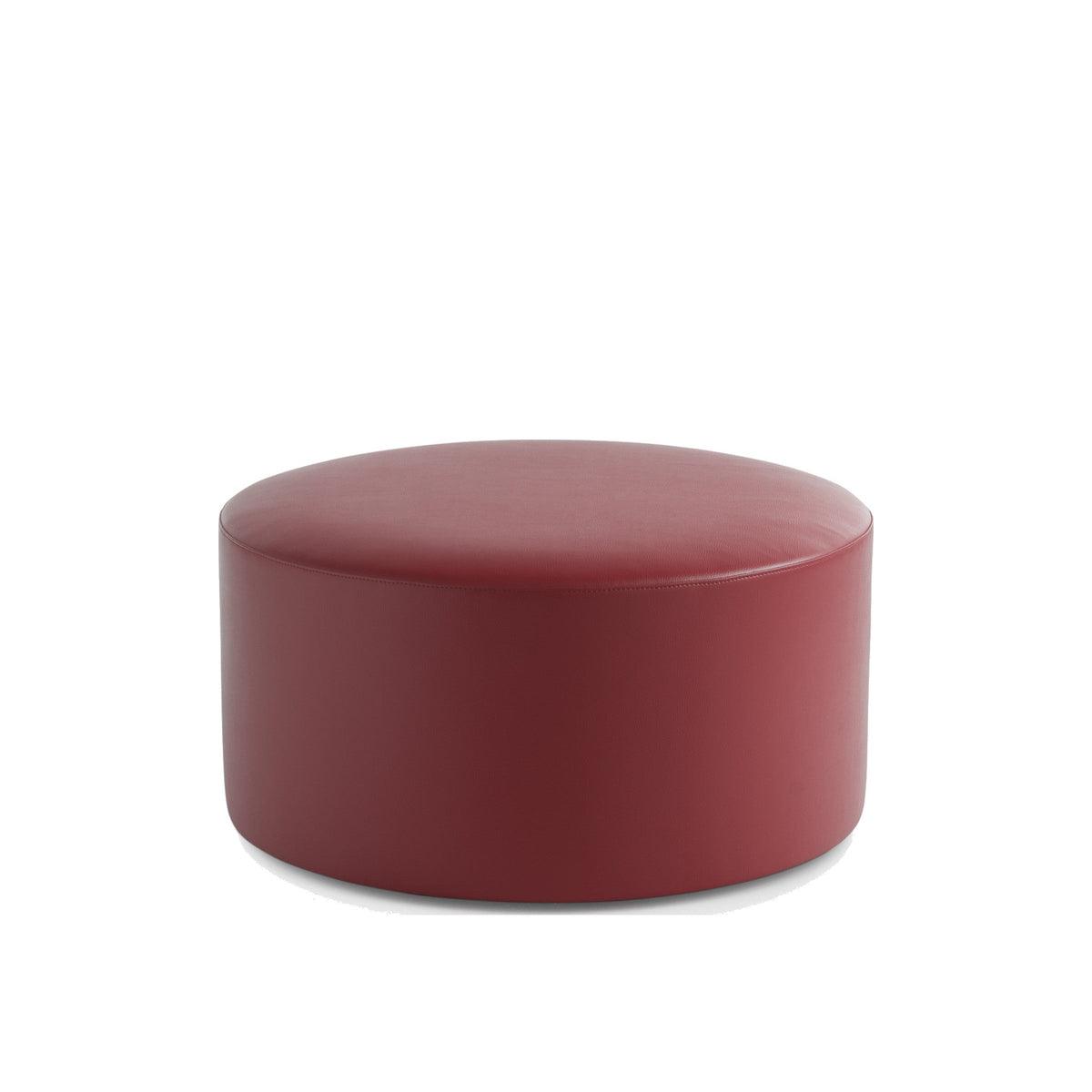 Pouf KROFF Kastel grande in similpelle colore Bordeaux