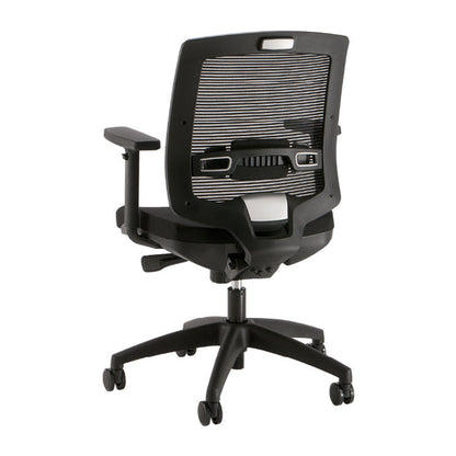 Sedia operativa NEW MALICE Linea Fabbrica, vista posteriore con supporto lombare
