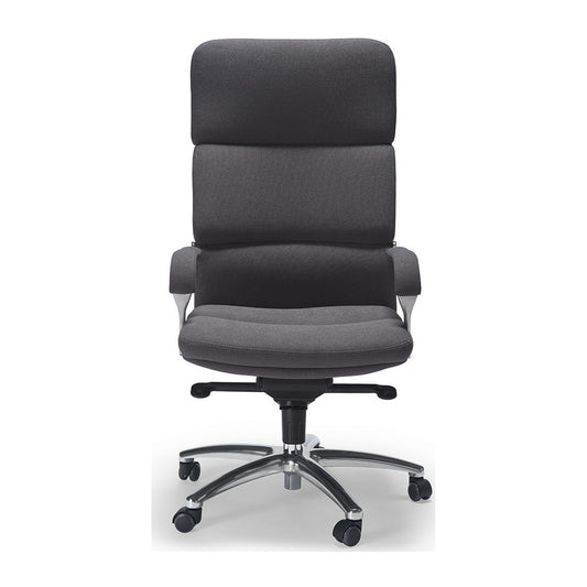 Sedia direzionale MOBY H MStyle in tessuto colore grigio scuro