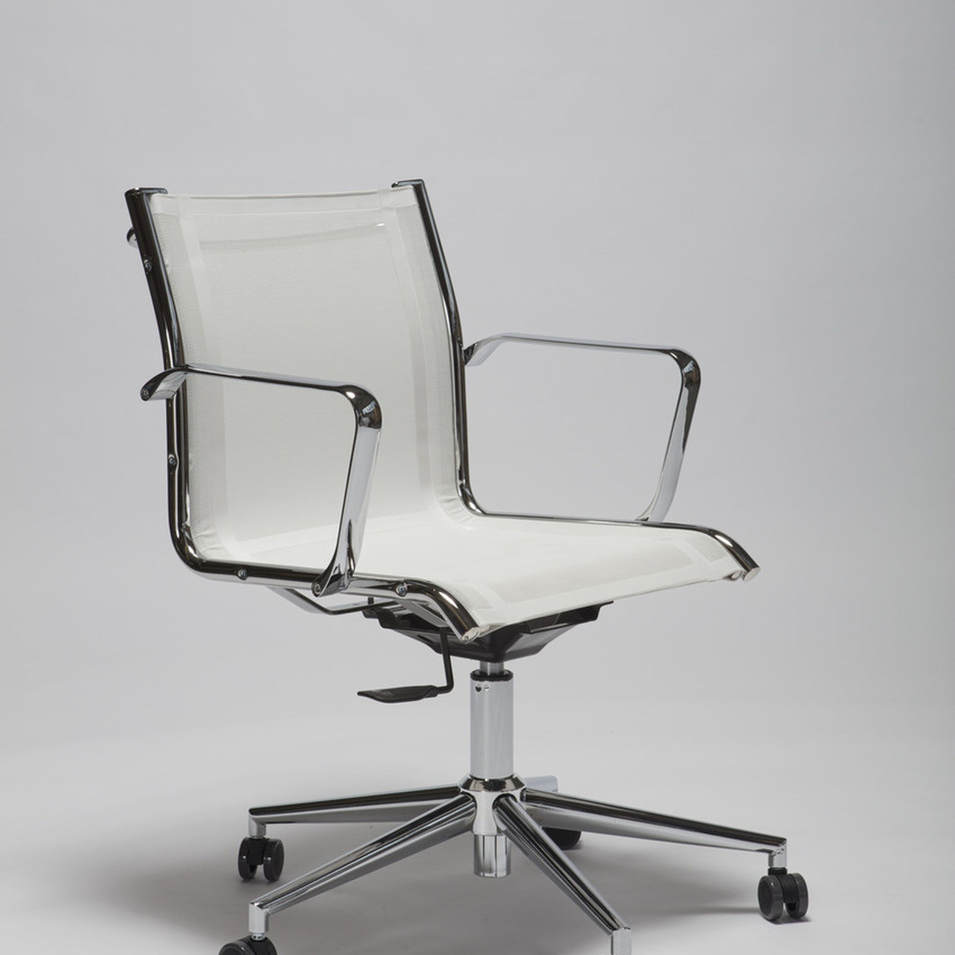 Sedia direzionale ICE L MStyle in rete colore bianco