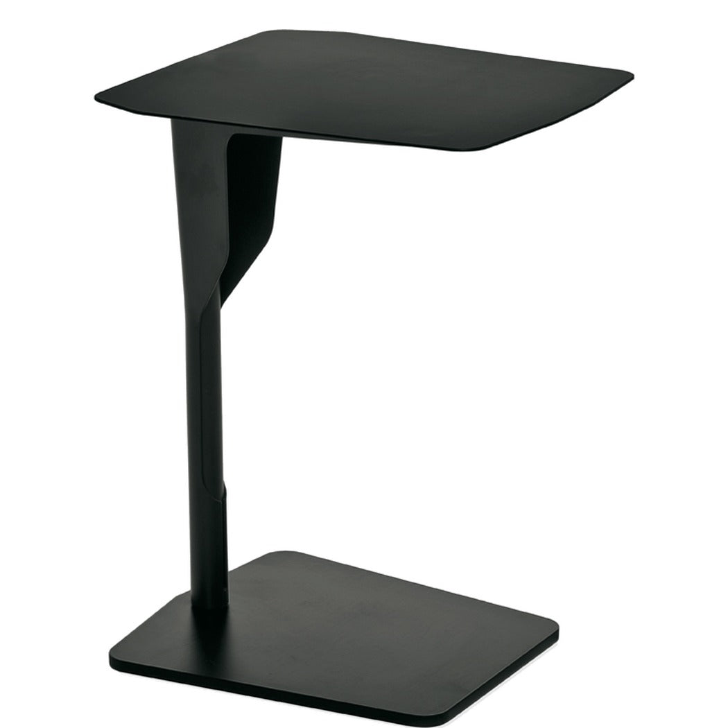 Tavolino ELLE Metal Table Frezza nero con piano girevole