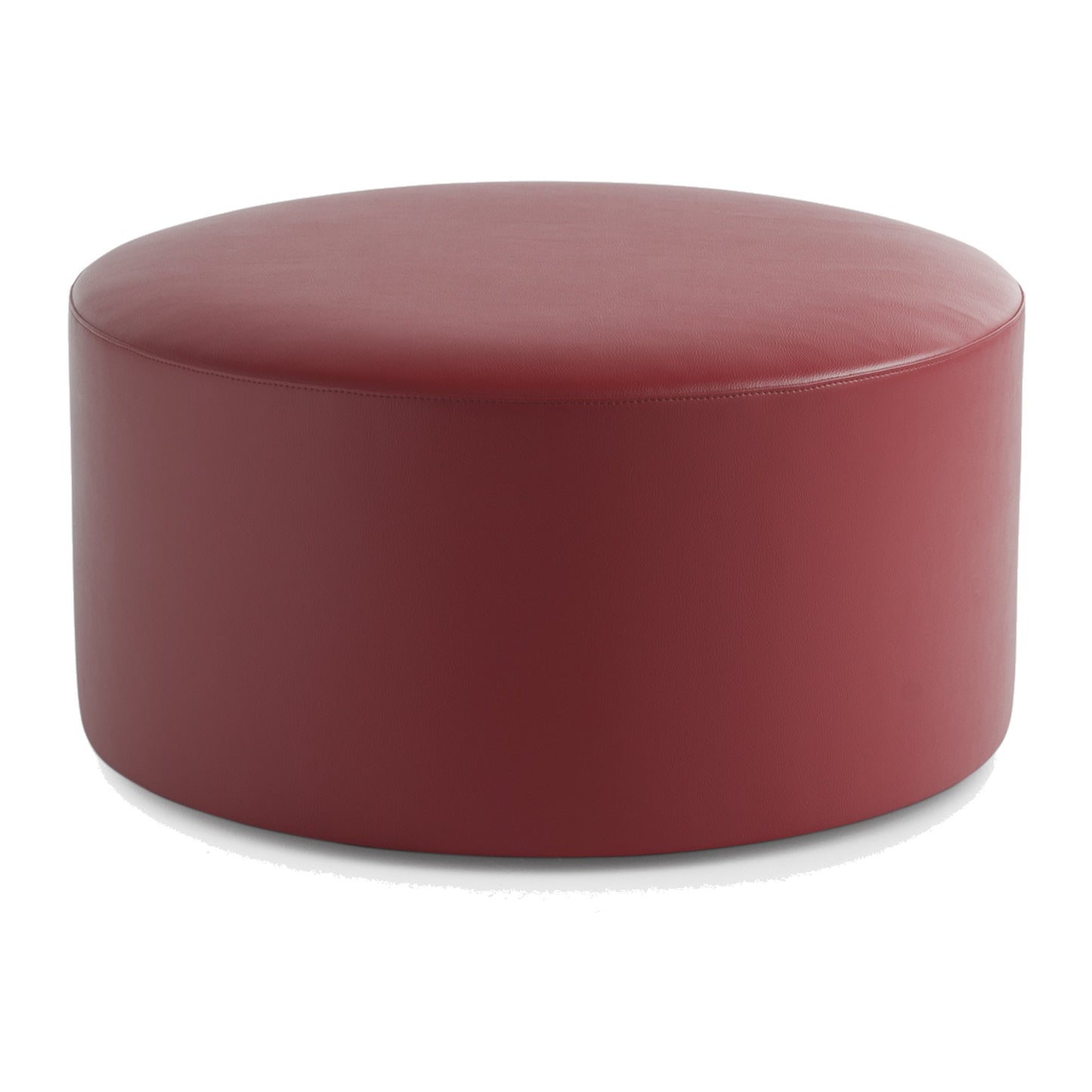 Pouf KROFF Kastel grande in similpelle colore Bordeaux