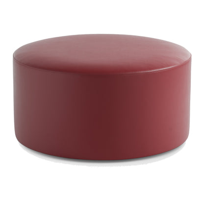 Pouf KROFF Kastel grande in similpelle colore Bordeaux