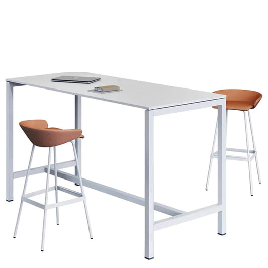 Tavolo alto POP EASY Frezza bianco con due sgabelli