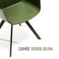 Sedia a 4 gambe ellittiche LIBERA SOFT