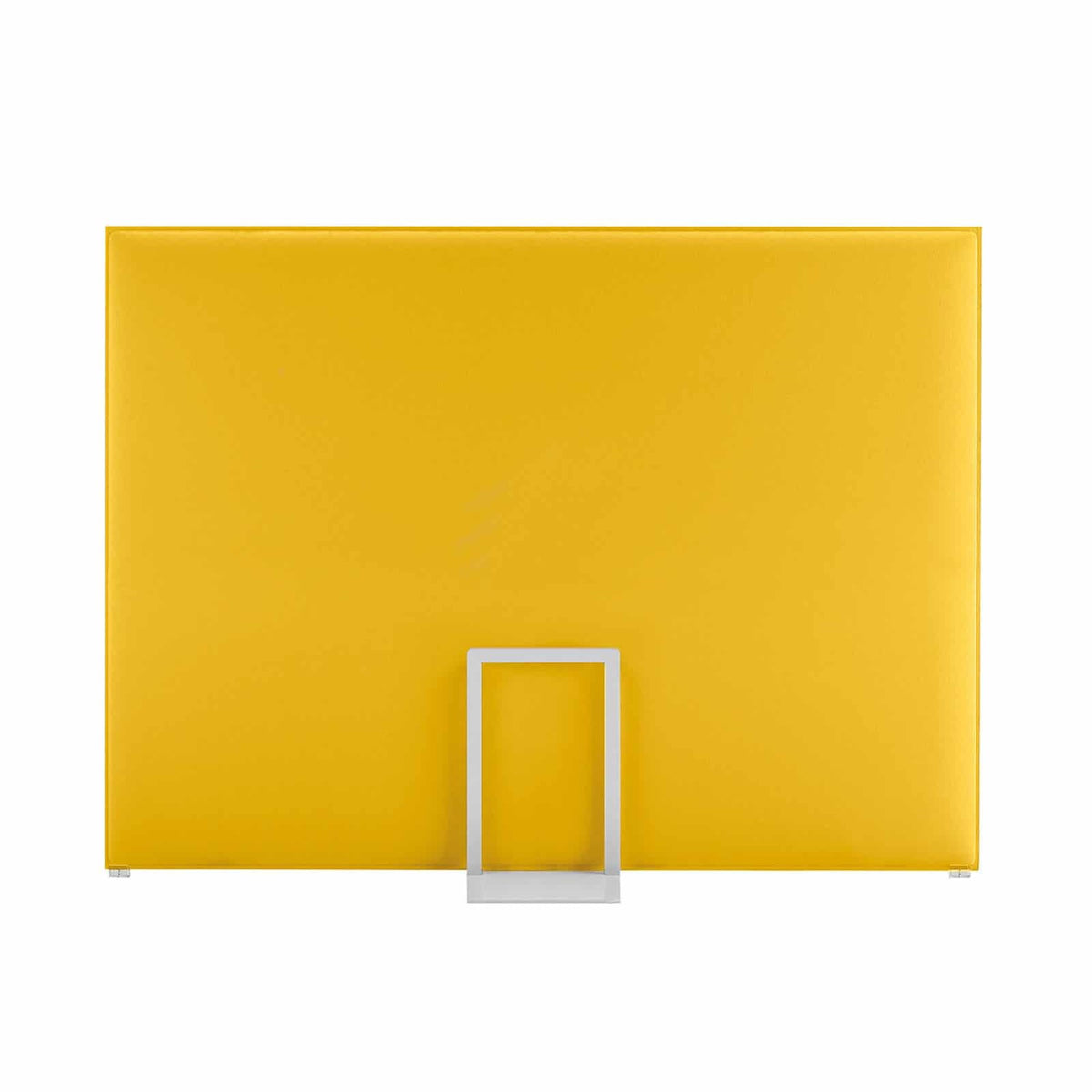 Divisorio fonoassorbente PLI OVERSIZE Caimi giallo con cavalletto bianco