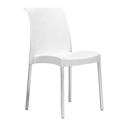 Sedia multiuso JENNY Scab in tecnopolimero a 4 gambe colore lino