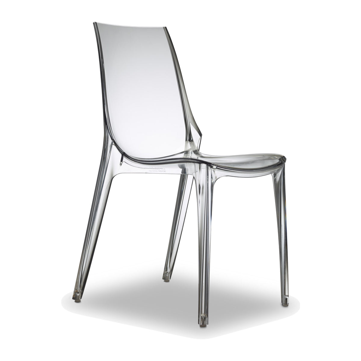 Sedia multiuso VANITY CHAIR Scab in policarbonato a 4 gambe colore trasparente
