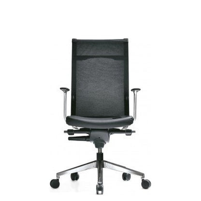 Sedia Direzionale KOSMO MESH - Tessuto Kastel con schienale in rete girevole con alzata a gas — vista 4