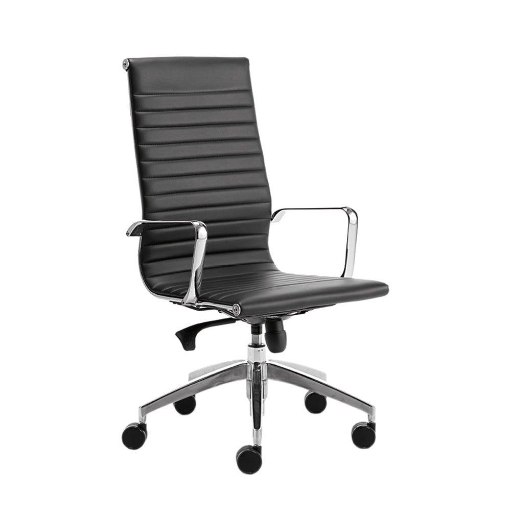 Sedia Direzionale WIND SOFT Linea Fabbrica in similpelle